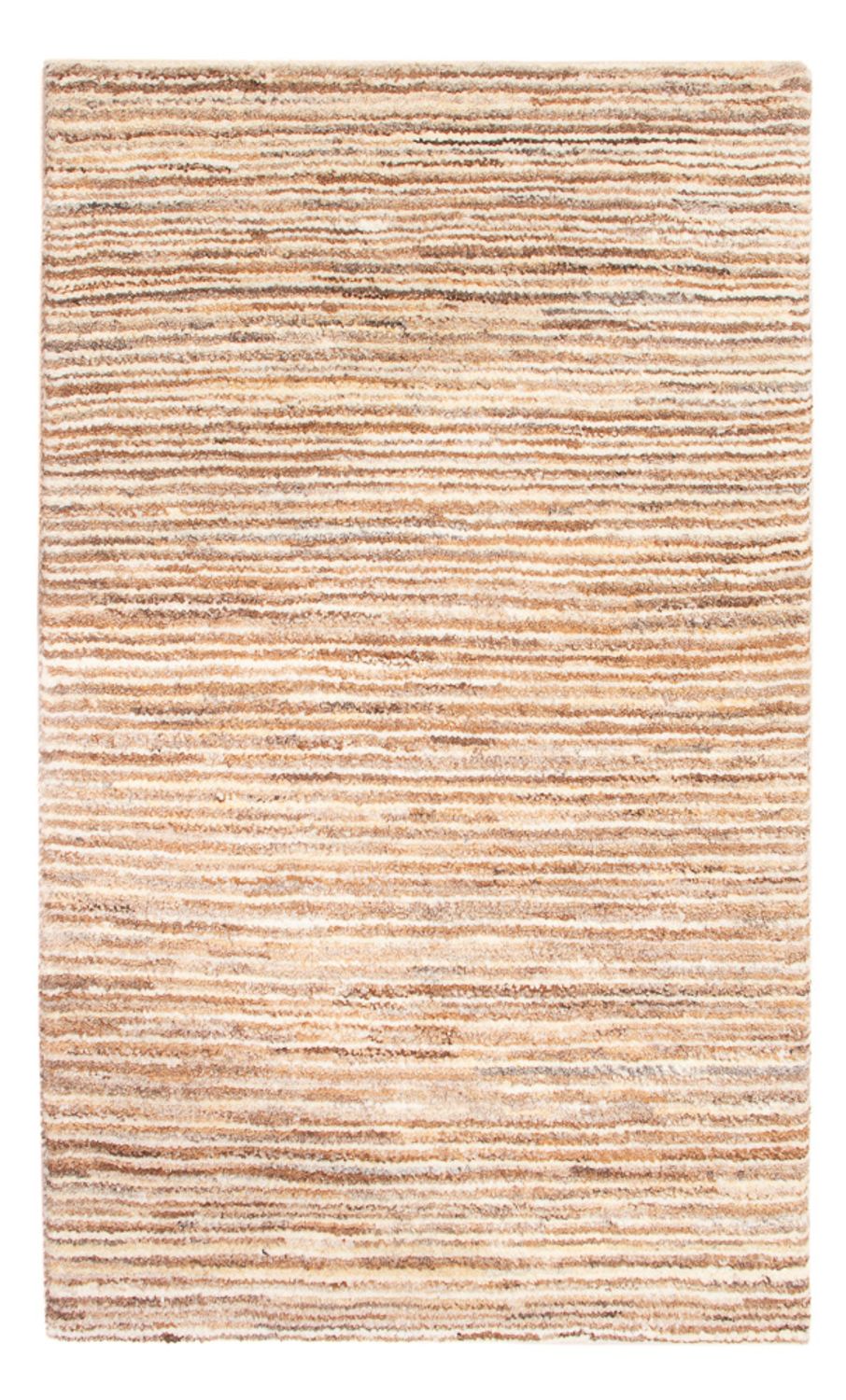 Gabbeh-matta - persisk - 95 x 58 cm - mörk beige