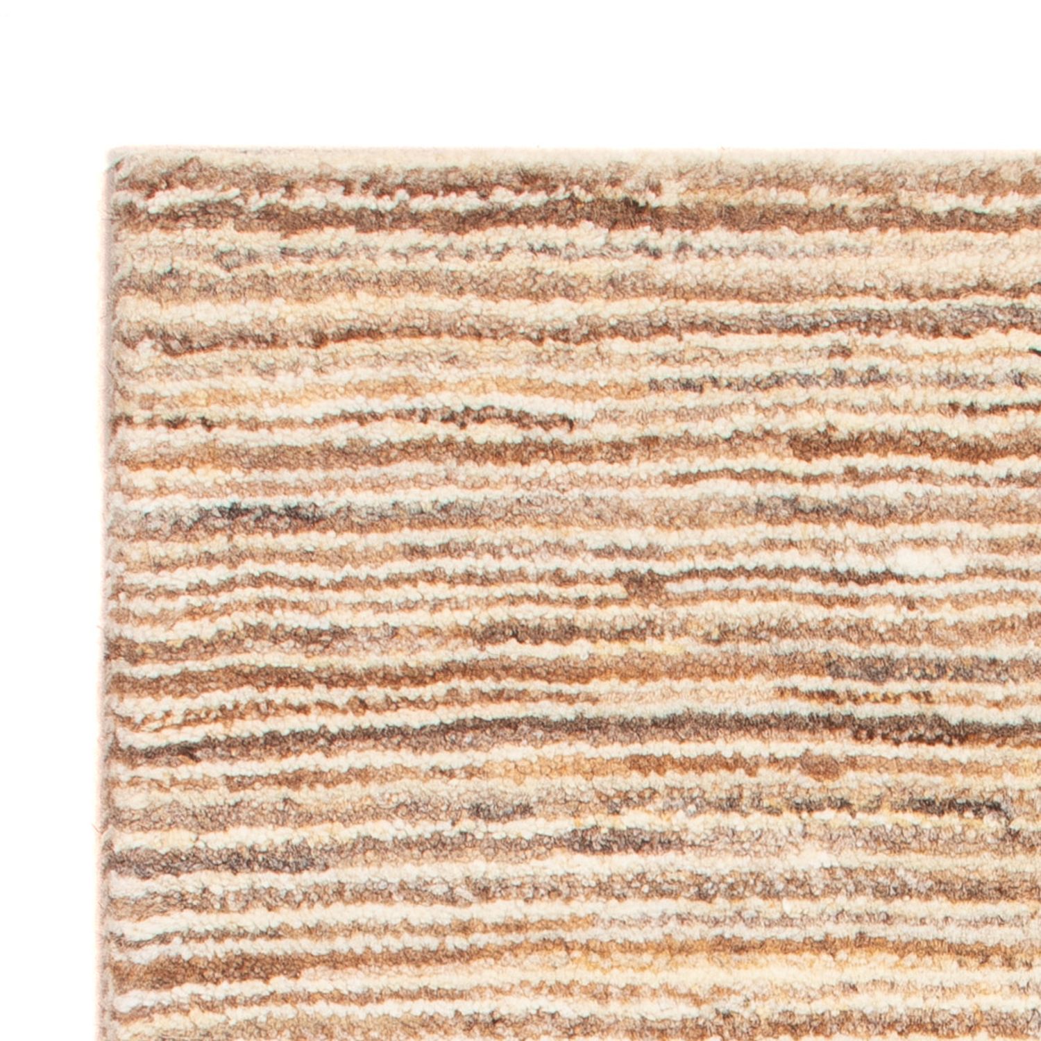 Gabbeh-teppe - persisk - 95 x 58 cm - mørk beige