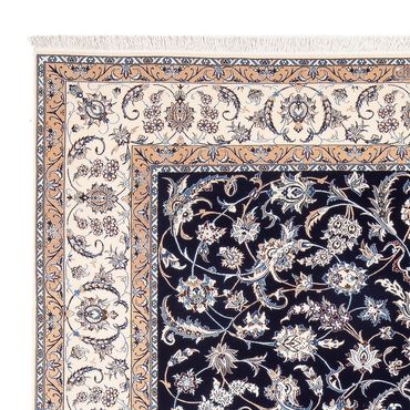 Tapis persan - Nain - Premium - 260 x 205 cm - bleu foncé