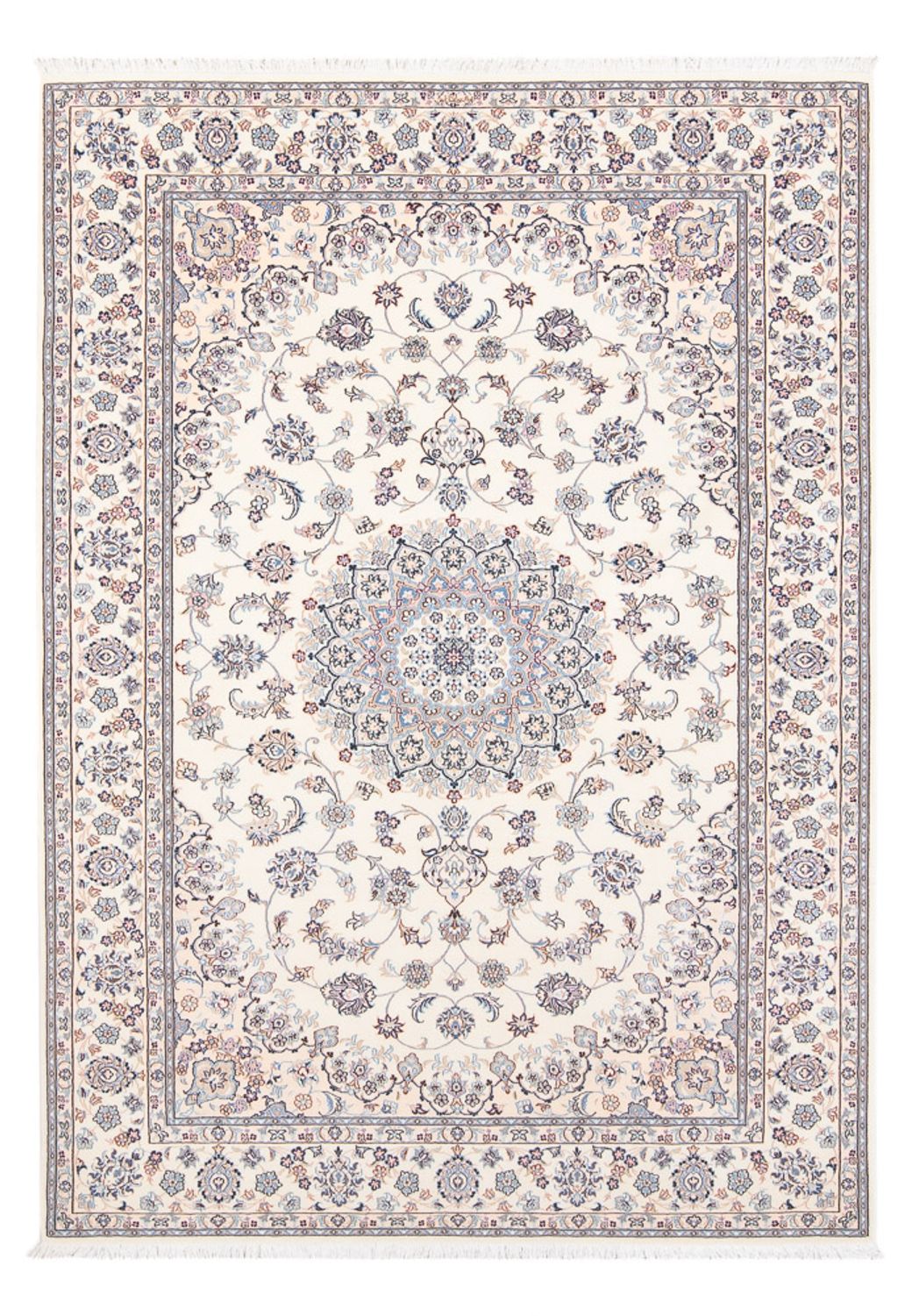 Dywan perski - Nain - Premium - 208 x 130 cm - kremowy