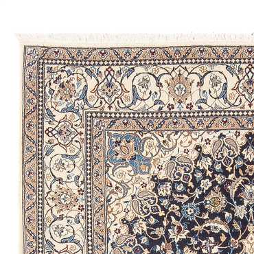 Tapis persan - Nain - Premium - 202 x 129 cm - bleu foncé