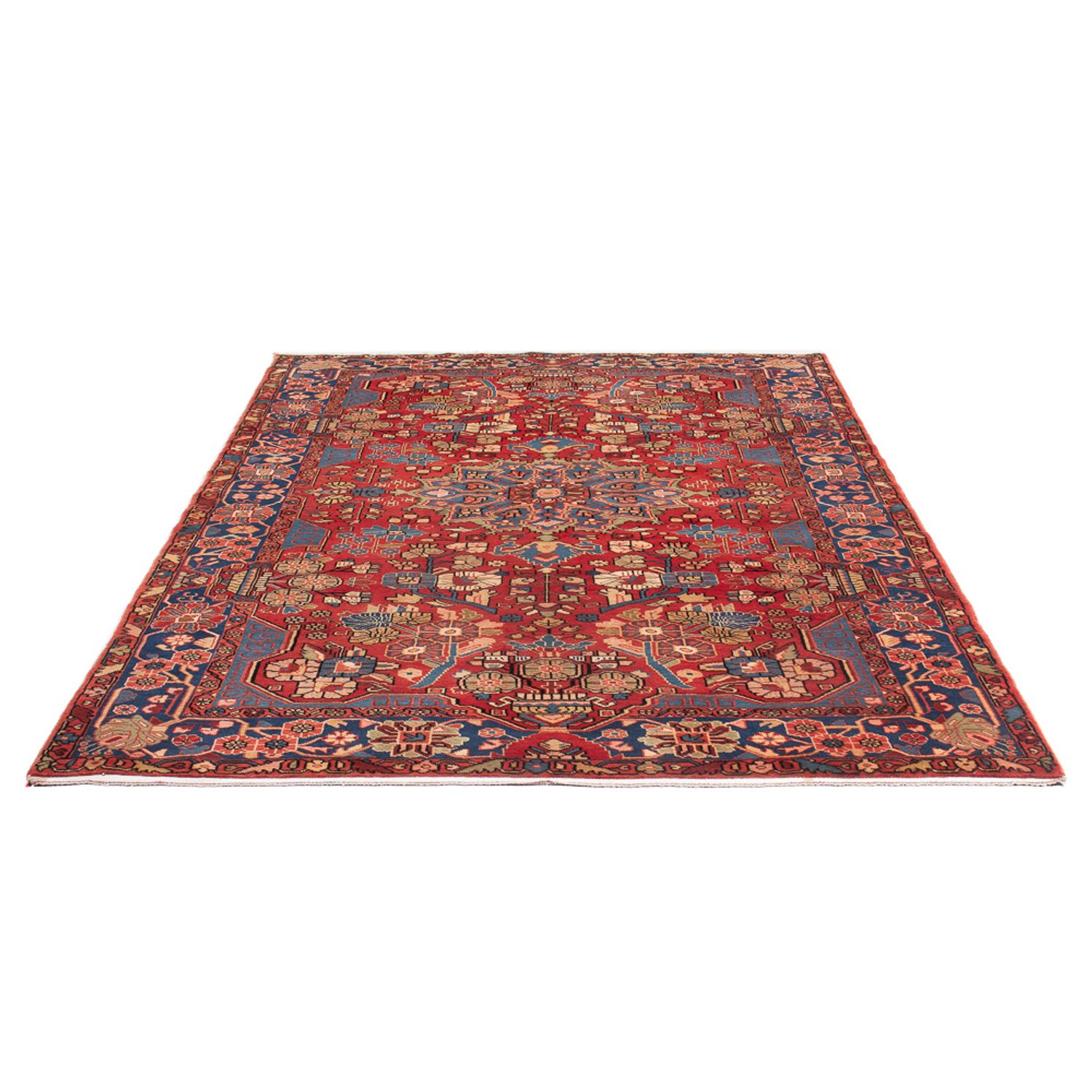 Tapis persan - Classique - 242 x 158 cm - rouge bordeaux