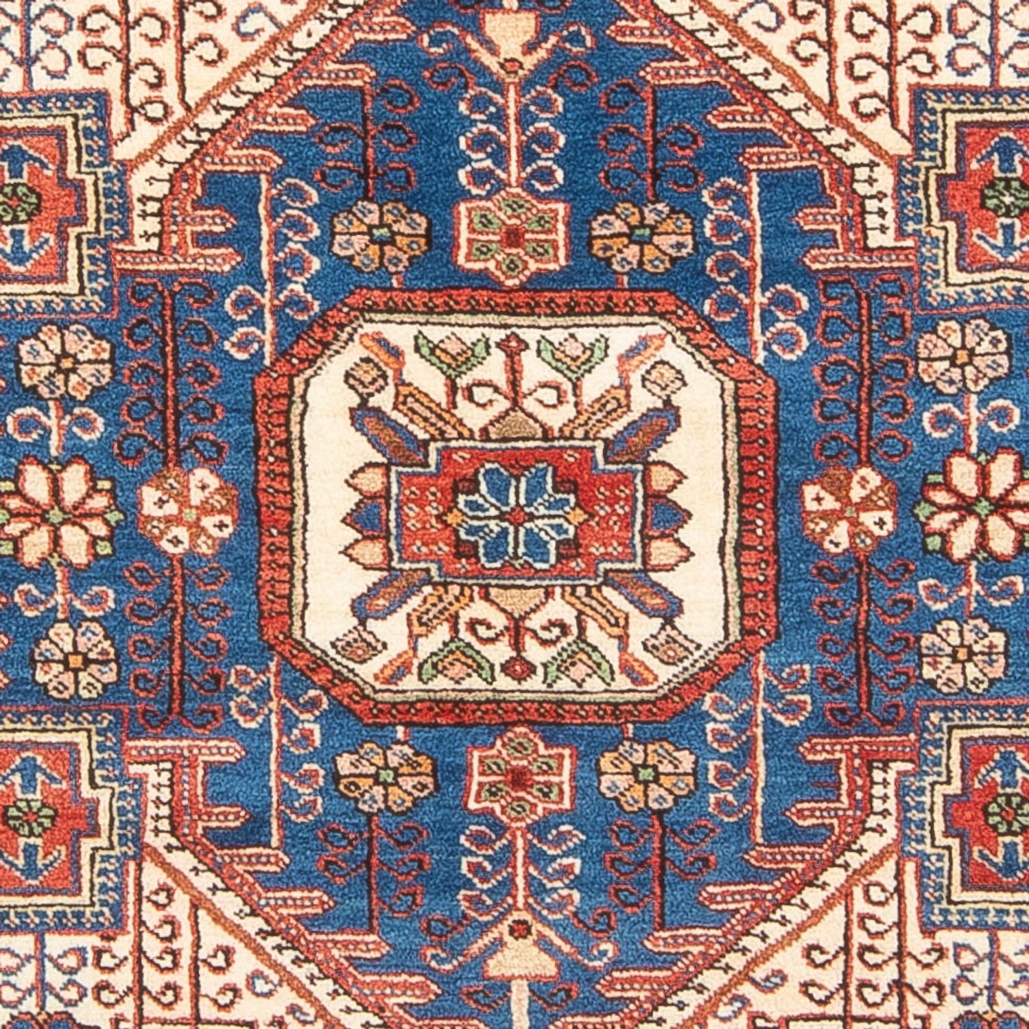 Alfombra persa - Nómada - 210 x 142 cm - azul