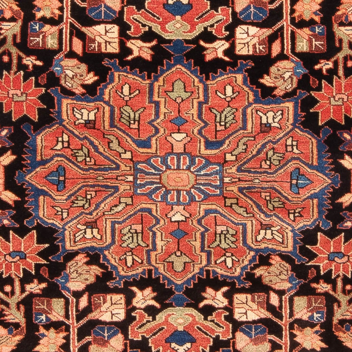 Alfombra persa - Nómada - 234 x 158 cm - rojo claro