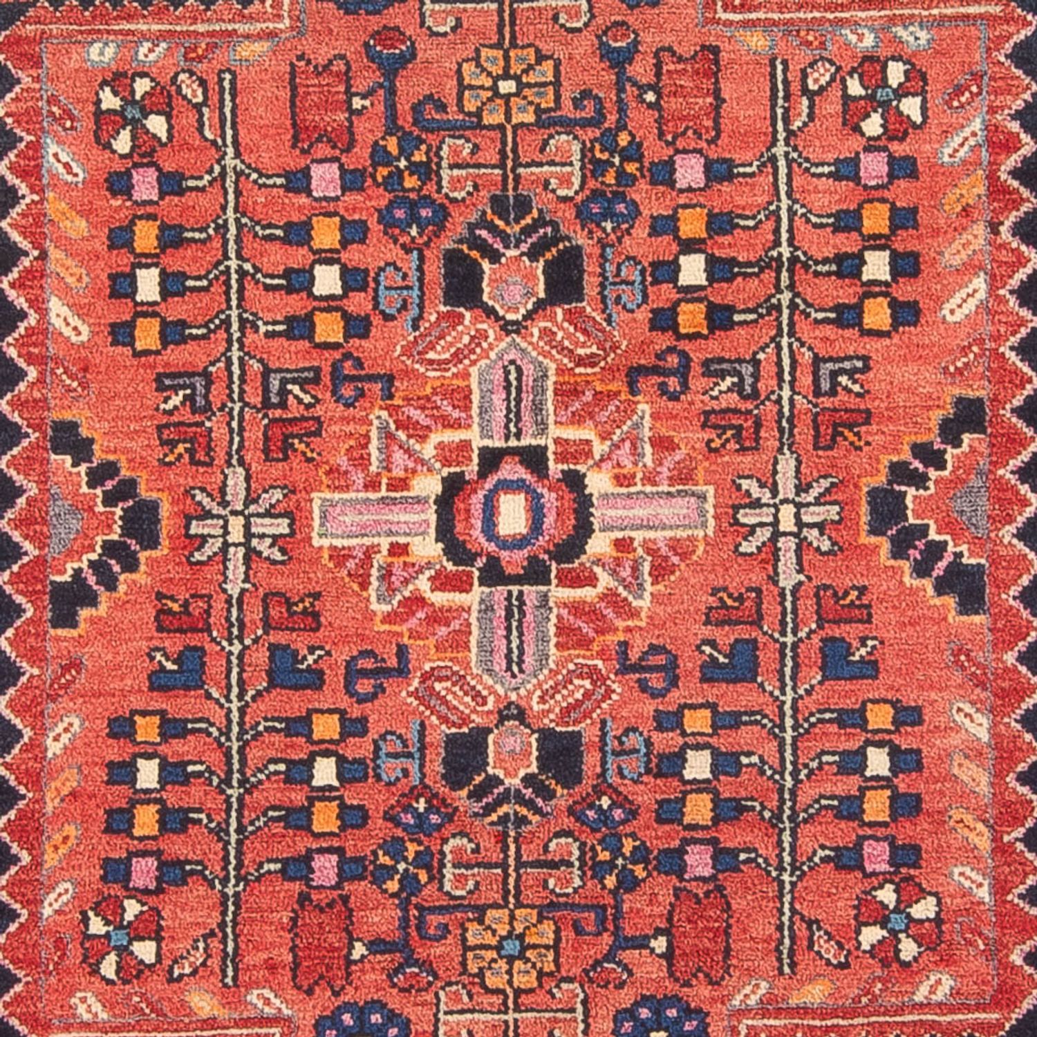 Tapis persan - Nomadic - 248 x 148 cm - rouge clair