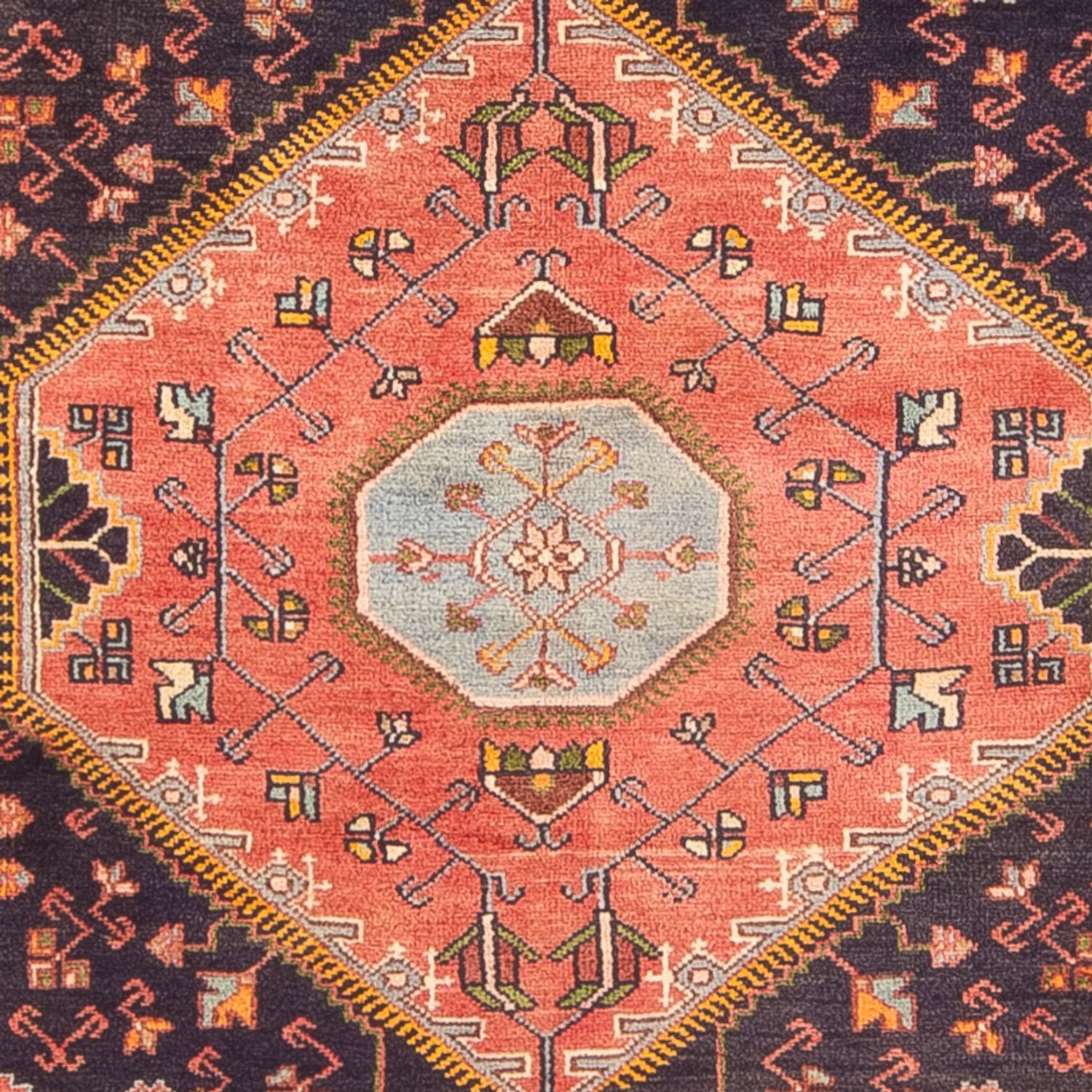 Alfombra persa - Nómada - 223 x 137 cm - rojo claro