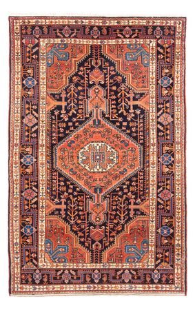 Tapis persan - Nomadic - 224 x 132 cm - rouge clair