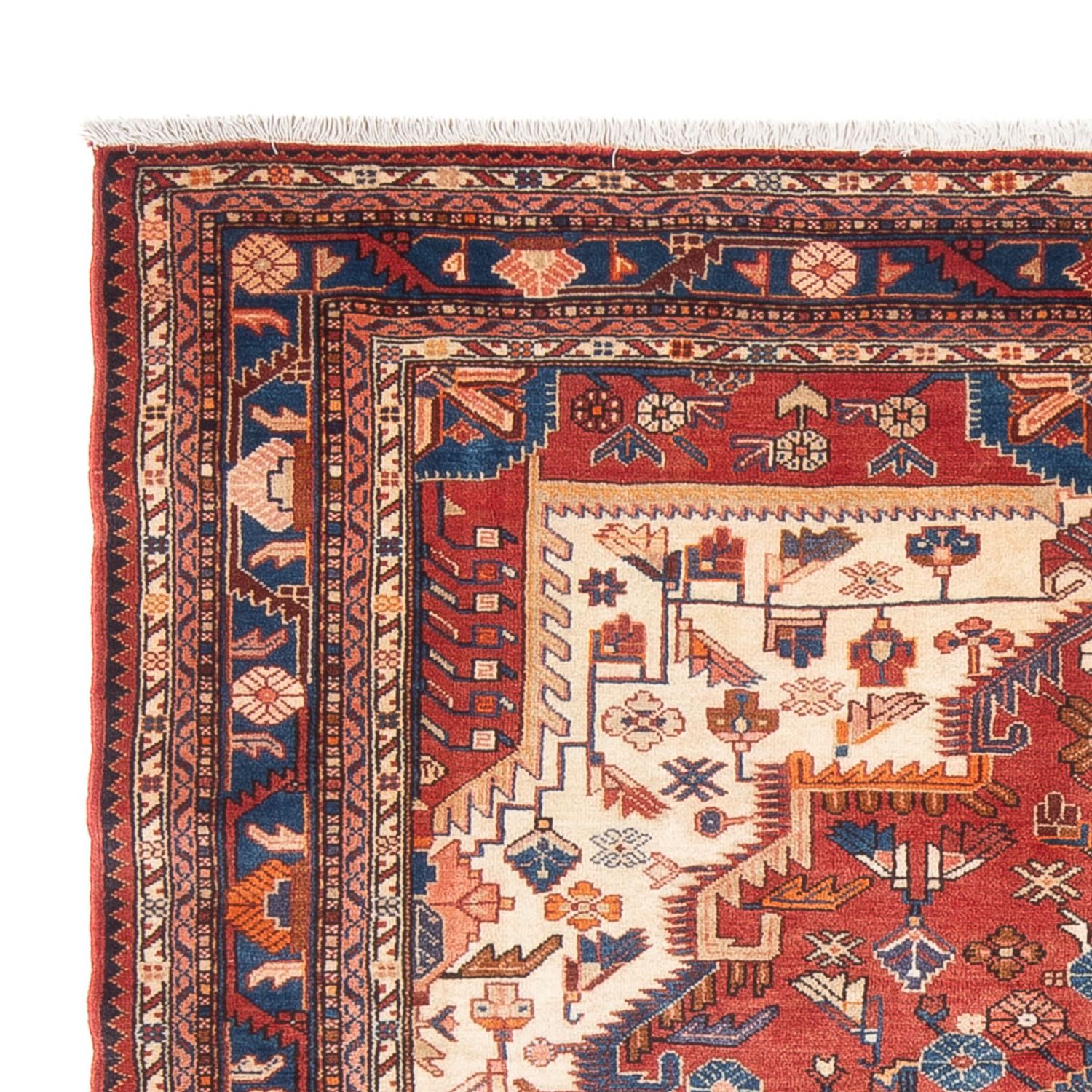 Tapis persan - Nomadic - 225 x 173 cm - rouille