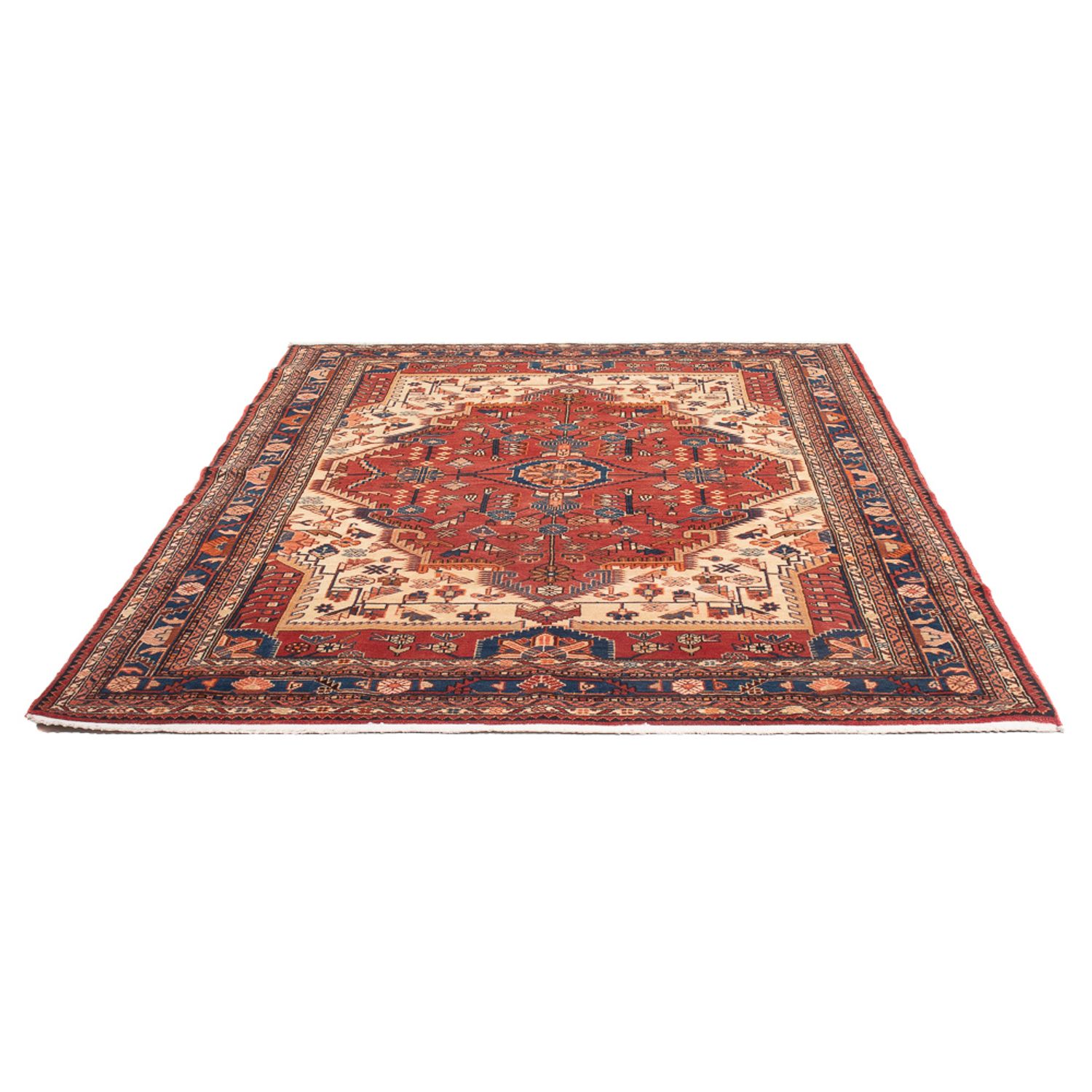 Tapis persan - Nomadic - 225 x 173 cm - rouille