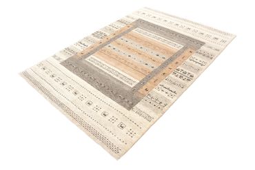 Tapis Gabbeh - Loribaft Indus - 201 x 140 cm - beige foncé