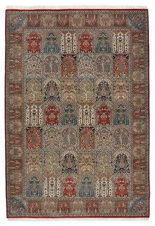 Tapis oriental - Ghom - Indus - 306 x 211 cm - beige foncé