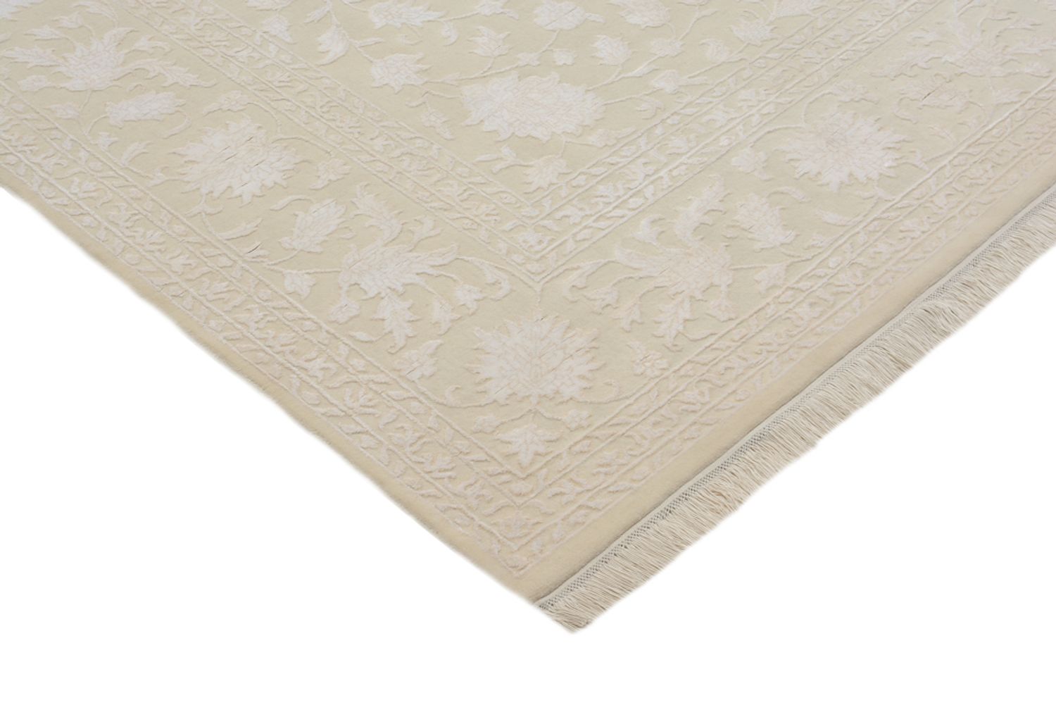 Alfombra oriental - 350 x 242 cm - blanco