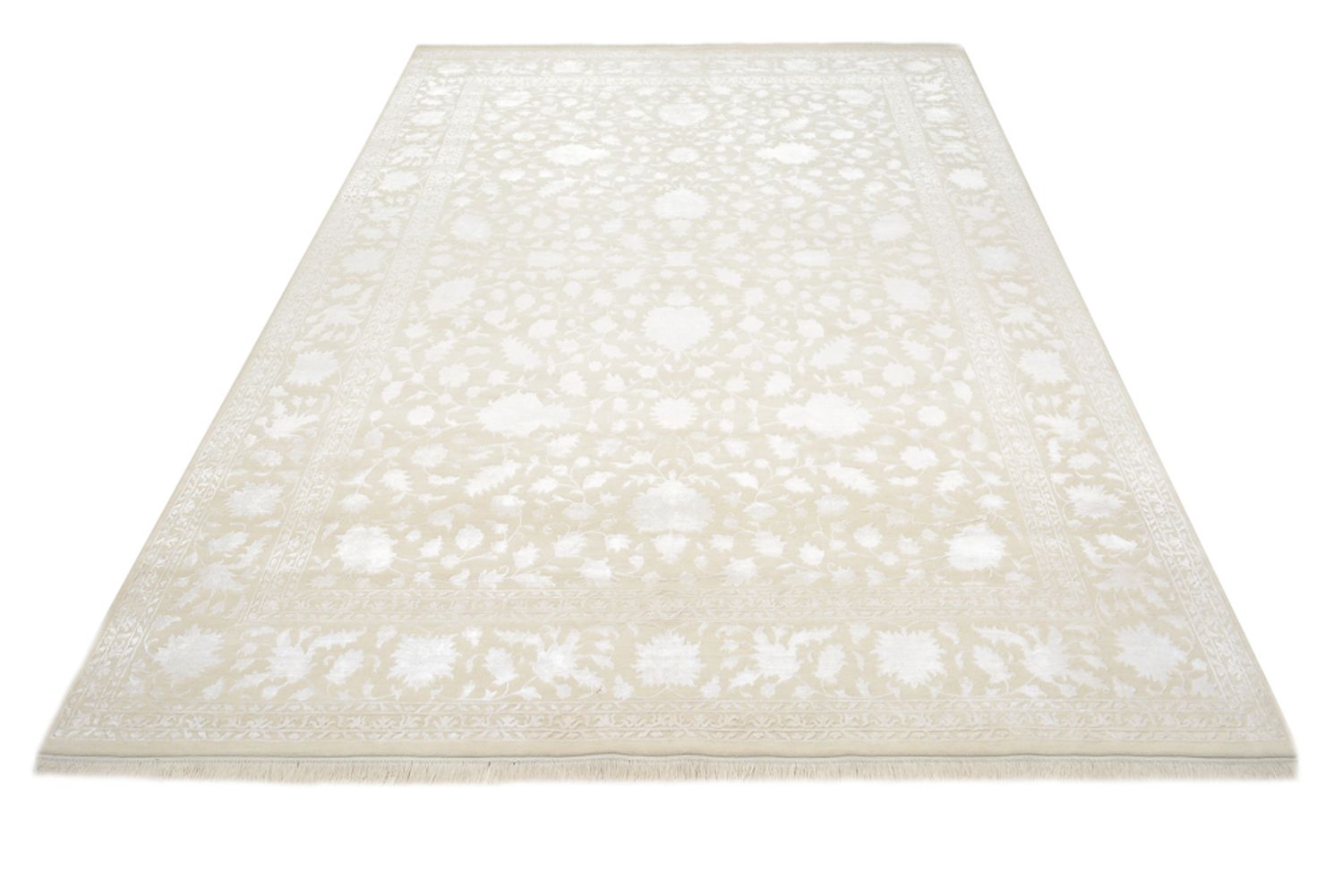 Tappeto orientale - 350 x 242 cm - bianco