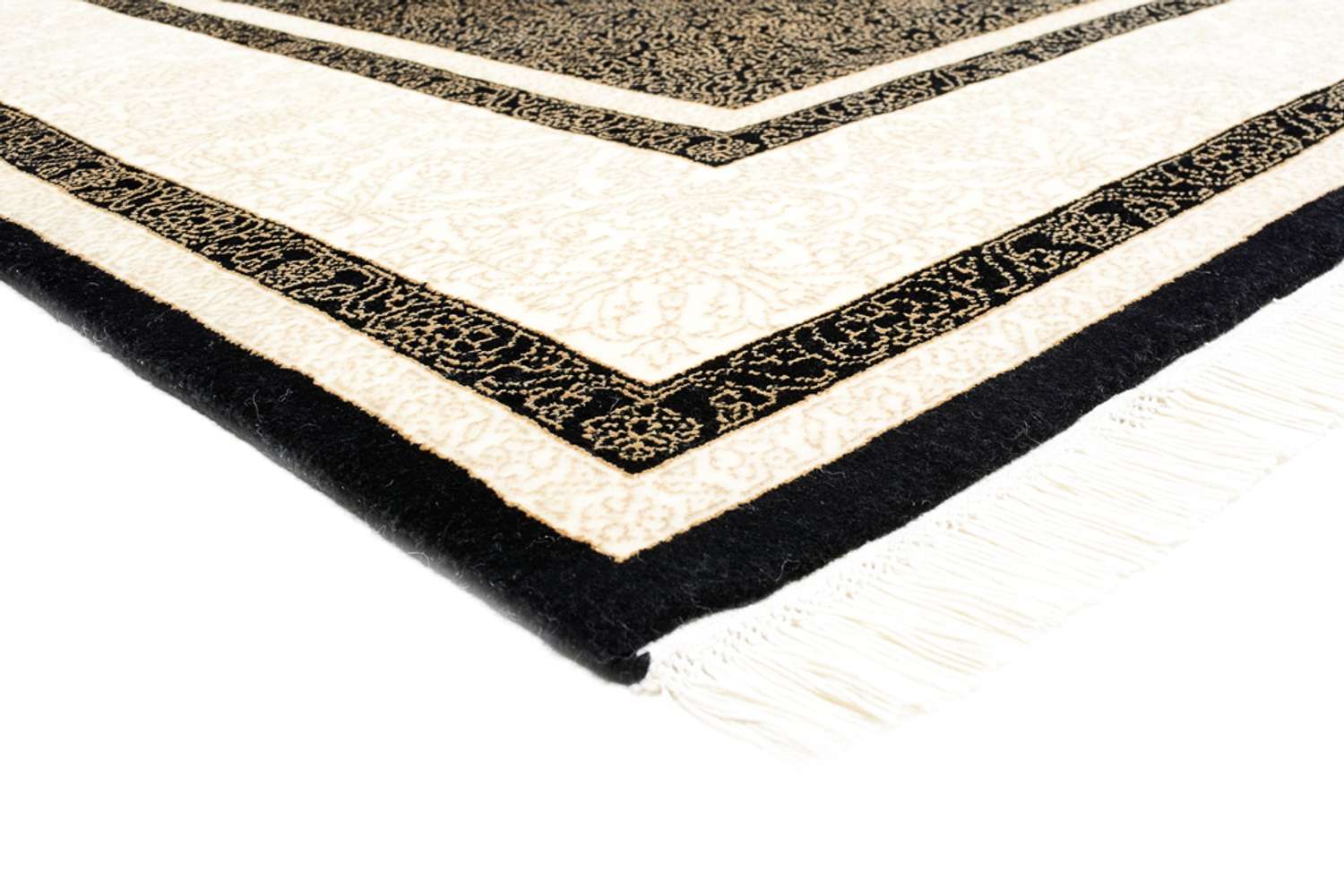 Alfombra oriental - 246 x 204 cm - antracita