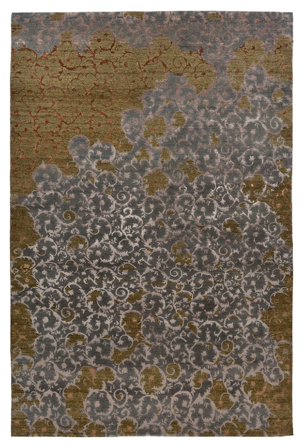 Tappeto di design - 273 x 182 cm - verde oliva