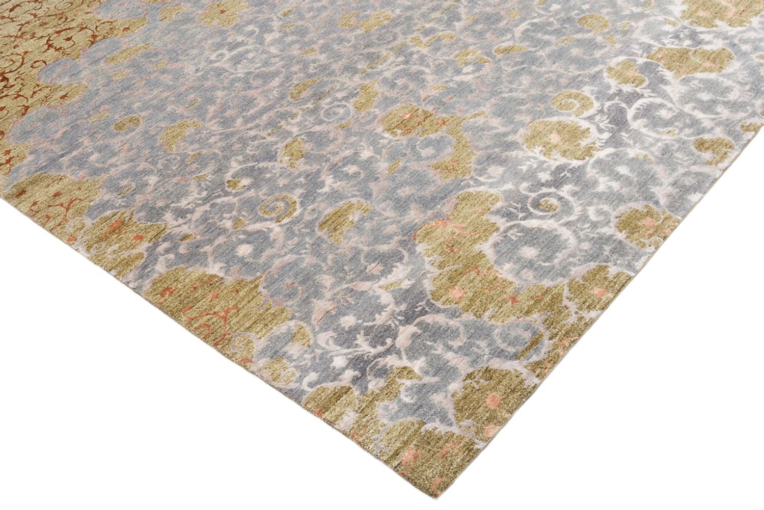 Designer Rug - 273 x 182 cm - olive green