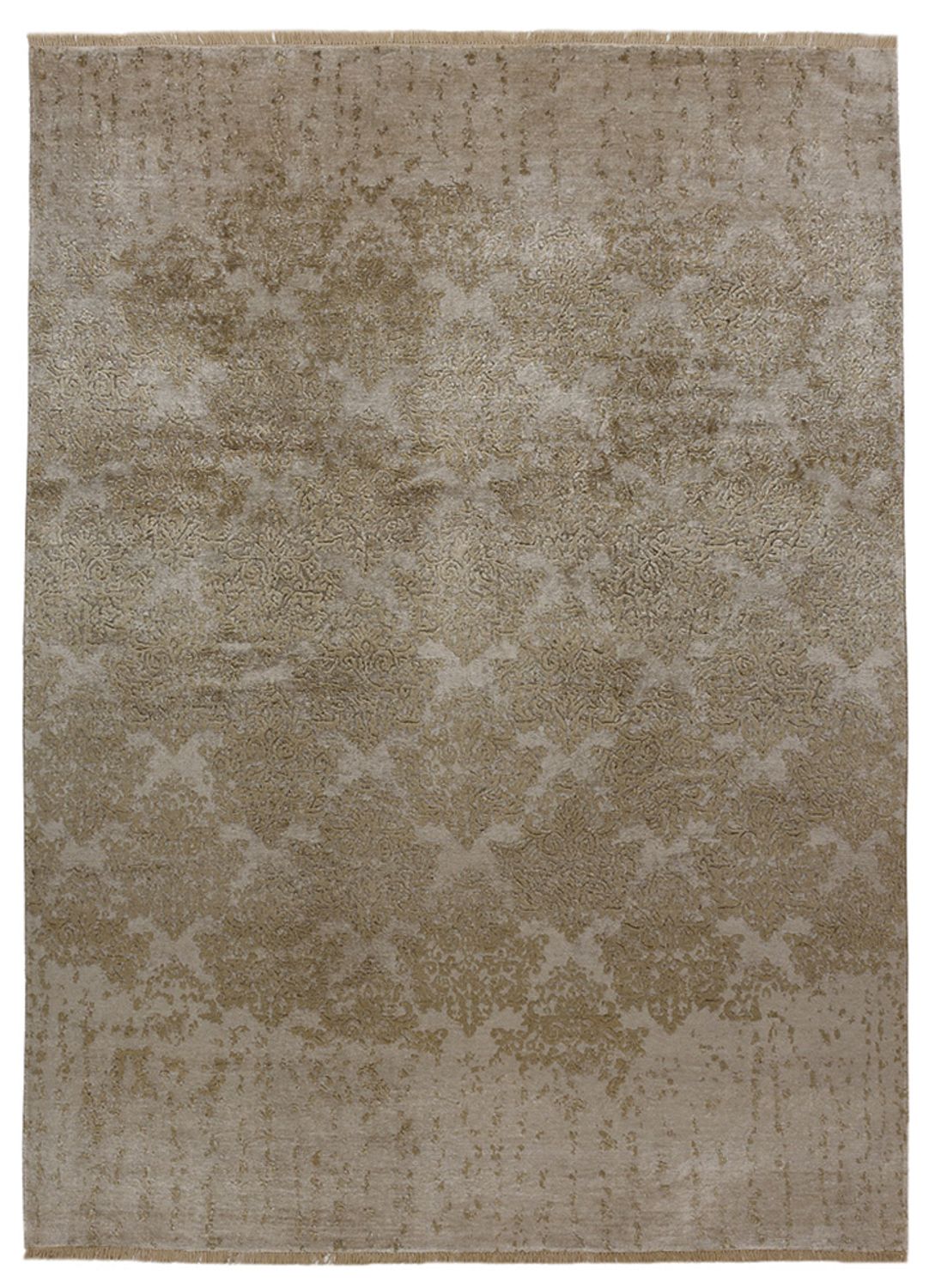 Tapis design - 237 x 170 cm - vert olive