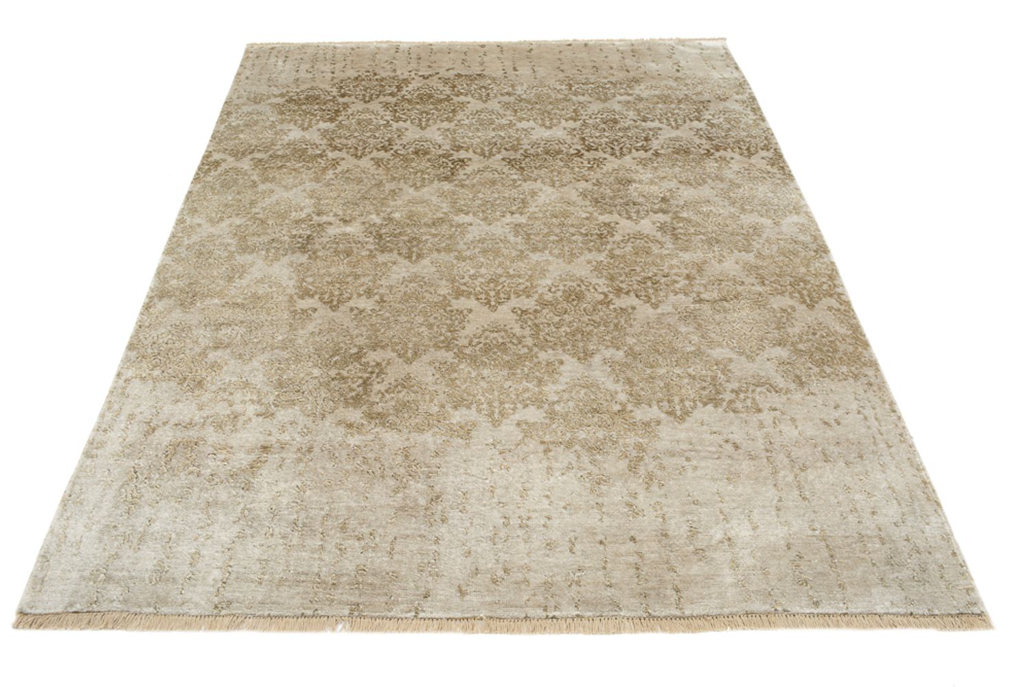 Tapis design - 237 x 170 cm - vert olive