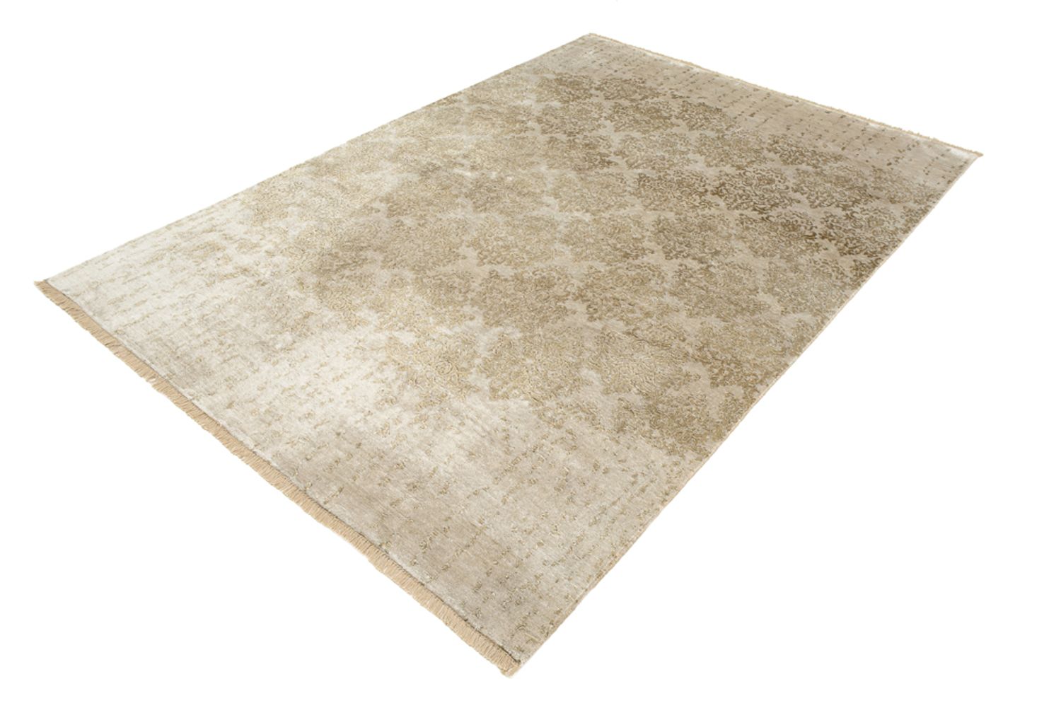 Tapis design - 237 x 170 cm - vert olive