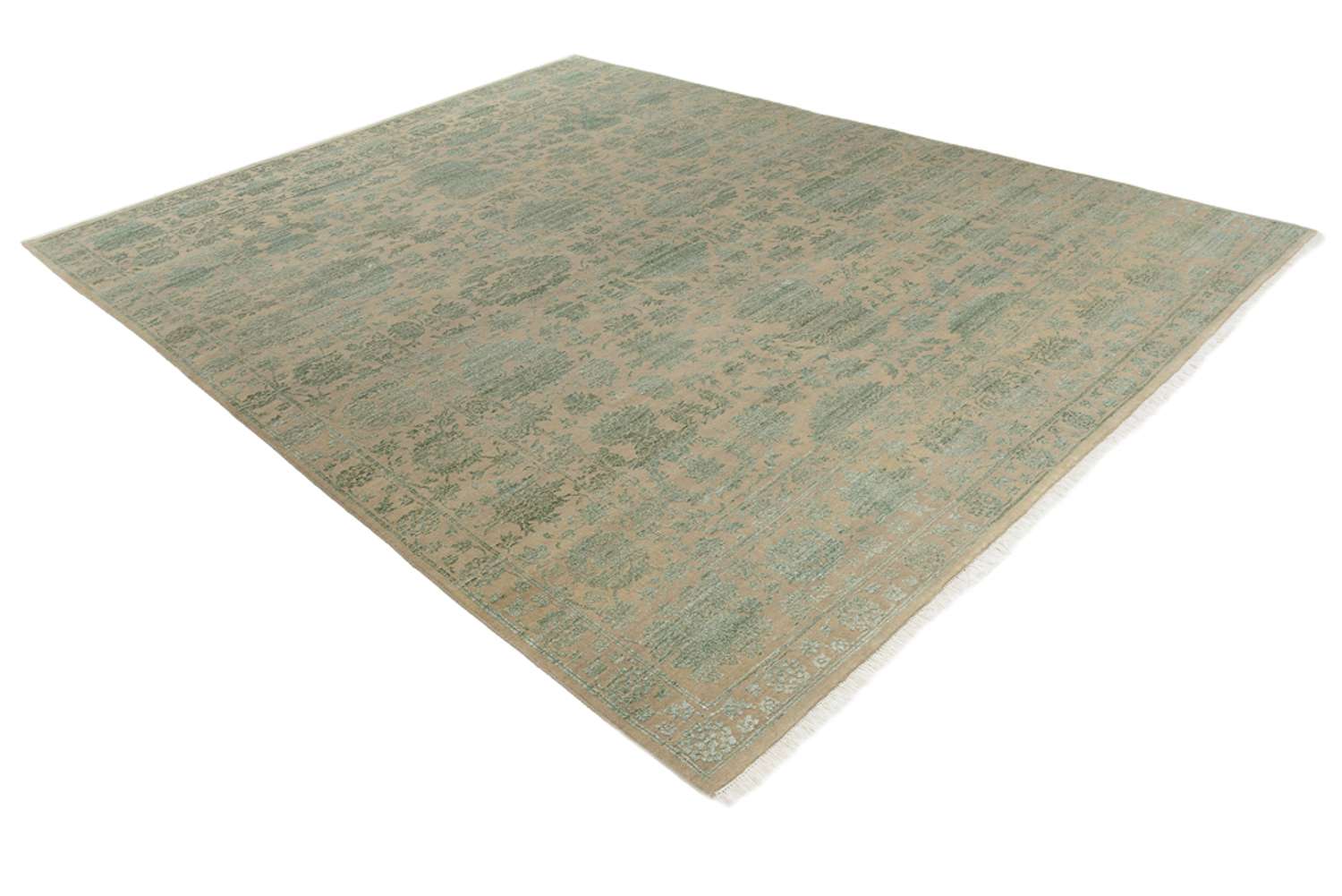 Designer Rug - 326 x 248 cm - olive green