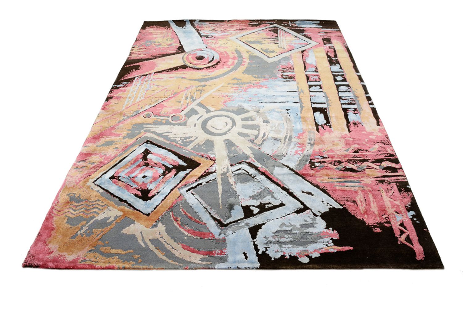 Alfombra de diseño - 239 x 171 cm - multicolor