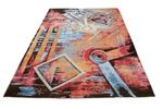 Alfombra de diseño - 239 x 171 cm - multicolor