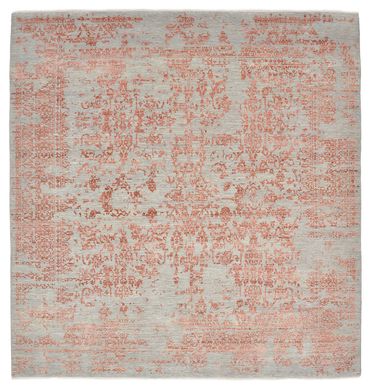 Designer Rug square  - 309 x 306 cm - rust