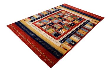 Tappeto Gabbeh - Loribaft Indus - 242 x 173 cm - multicolore