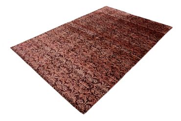 Tapis design - 246 x 172 cm - rouge clair