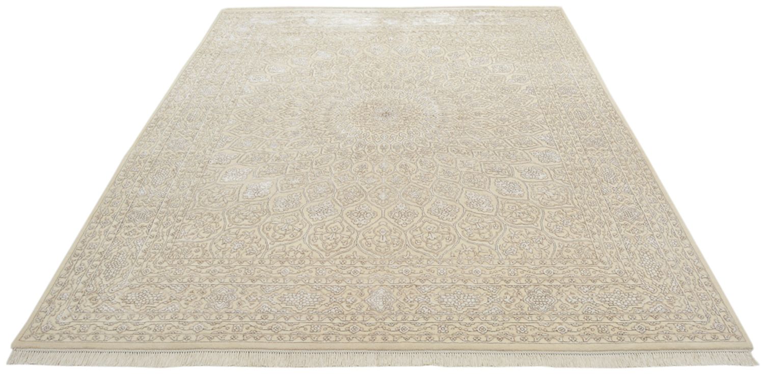 Tapis oriental - 247 x 204 cm - beige foncé