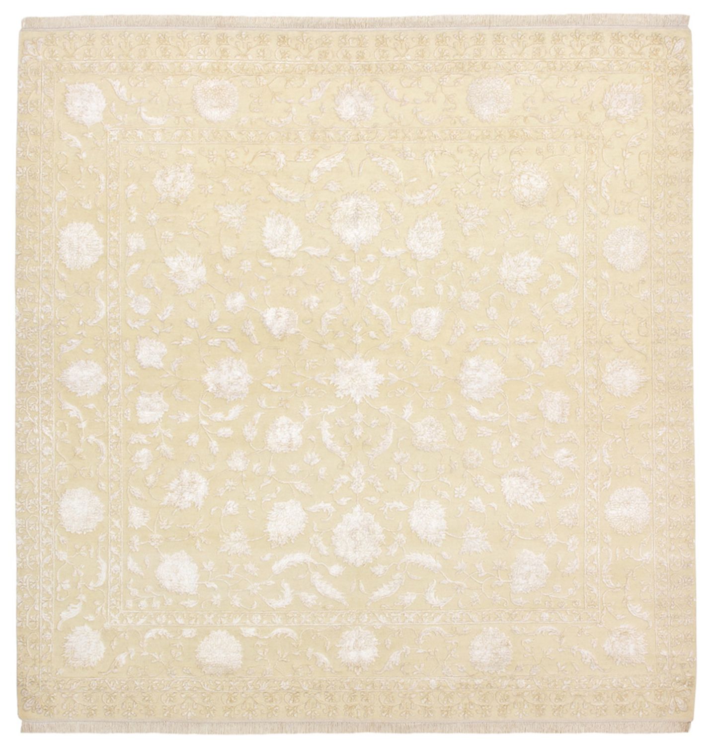 Oriental Rug square  - 255 x 250 cm - light beige