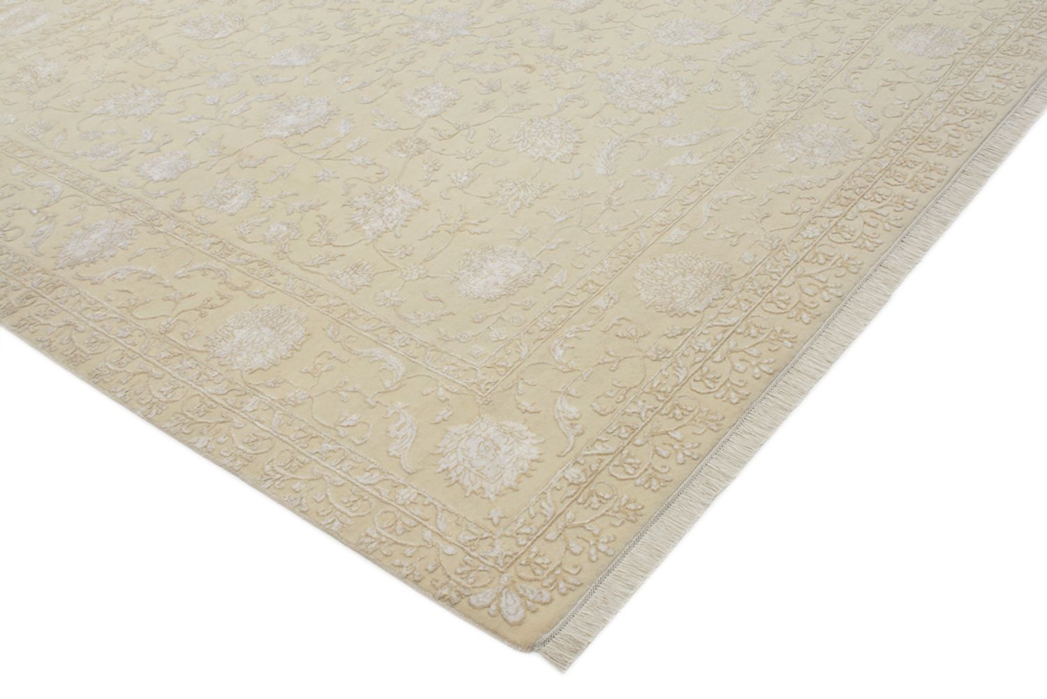 Alfombra oriental cuadrado  - 255 x 250 cm - beige claro