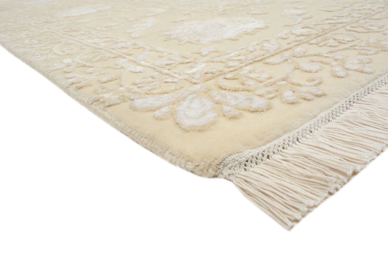 Orientalsk teppe square  - 255 x 250 cm - lys beige