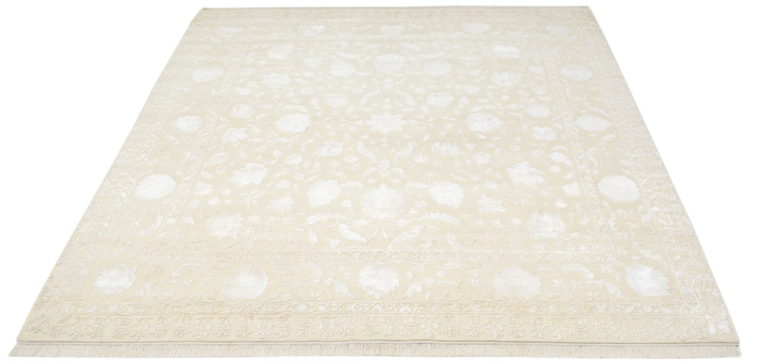 Alfombra oriental cuadrado  - 255 x 250 cm - beige claro