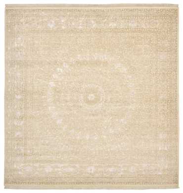 Alfombra oriental cuadrado  - 304 x 301 cm - beige oscuro