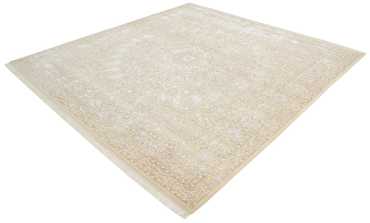 Alfombra oriental cuadrado  - 246 x 245 cm - beige oscuro