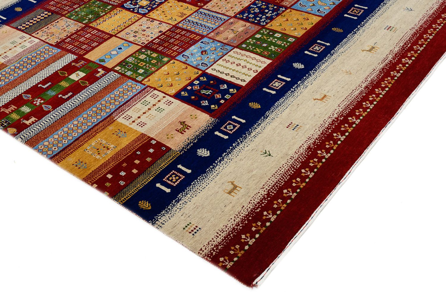 Gabbeh Tapijt - Loribaft Indus - 251 x 207 cm - veelkleurig