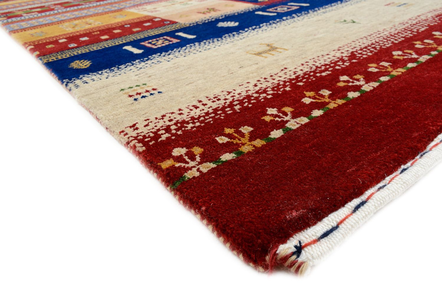 Gabbeh teppe - Loribaft Indus - 251 x 207 cm - flerfarget