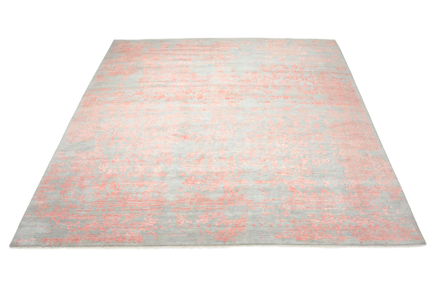 Alfombra de diseño cuadrado  - 255 x 248 cm - naranja