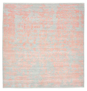 Tapis design carré  - 255 x 248 cm - orange