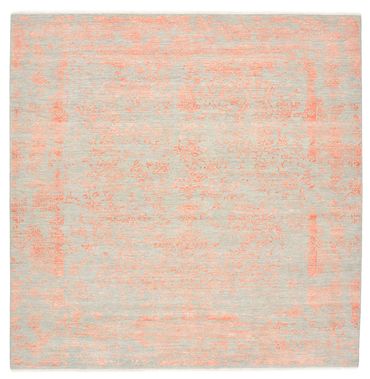 Tapis design carré  - 251 x 251 cm - orange