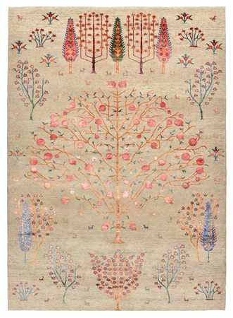 Gabbeh koberec - Loribaft Indus - 241 x 176 cm - velbloudí