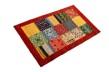 Gabbeh Teppich - Loribaft Indus - 89 x 64 cm - mehrfarbig