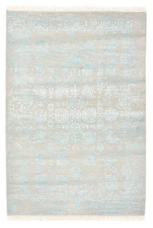 Tapis design - 151 x 105 cm - gris clair