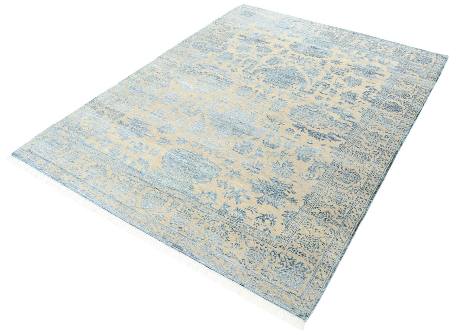 Tapis design - 201 x 156 cm - gris