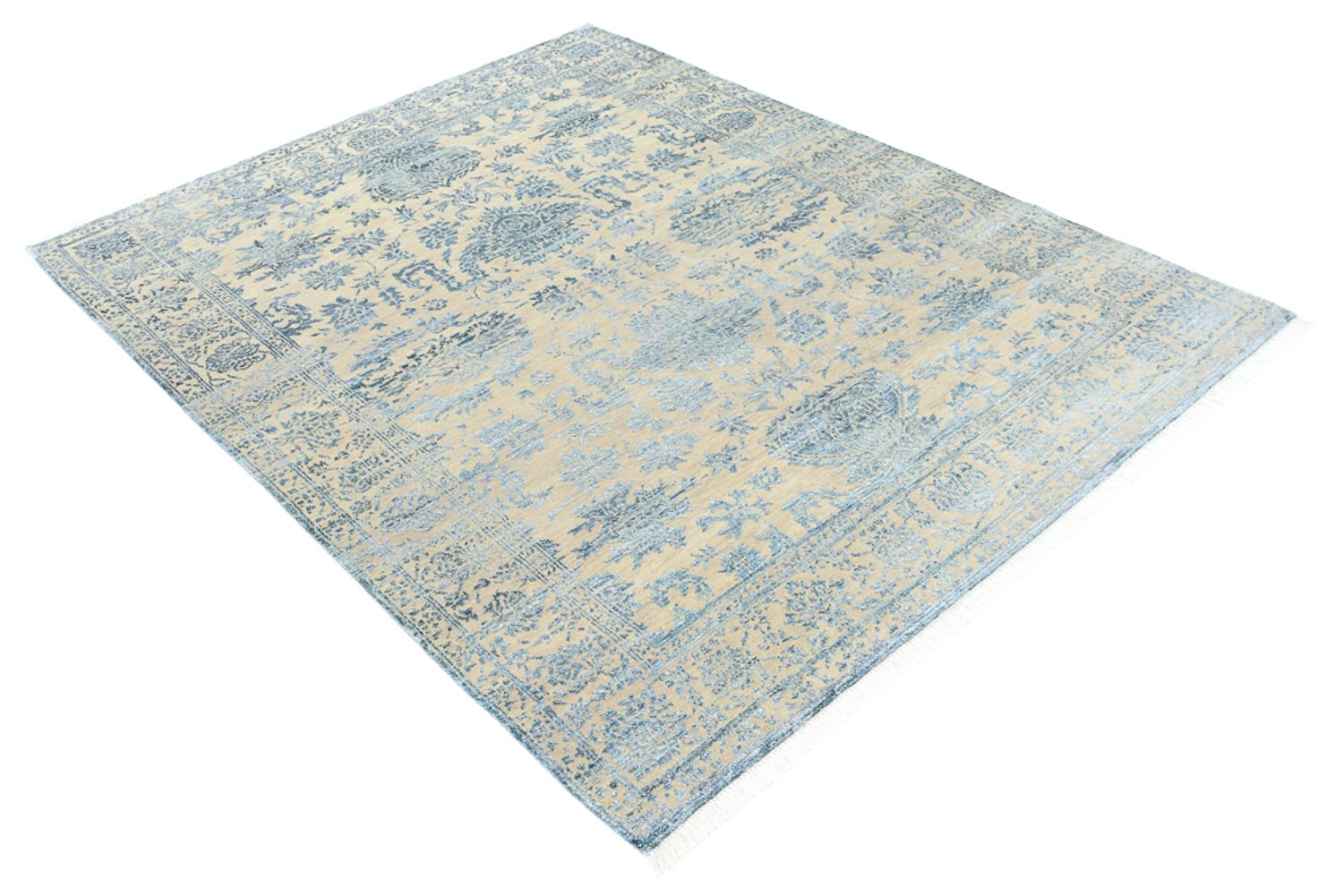 Tapis design - 201 x 156 cm - gris