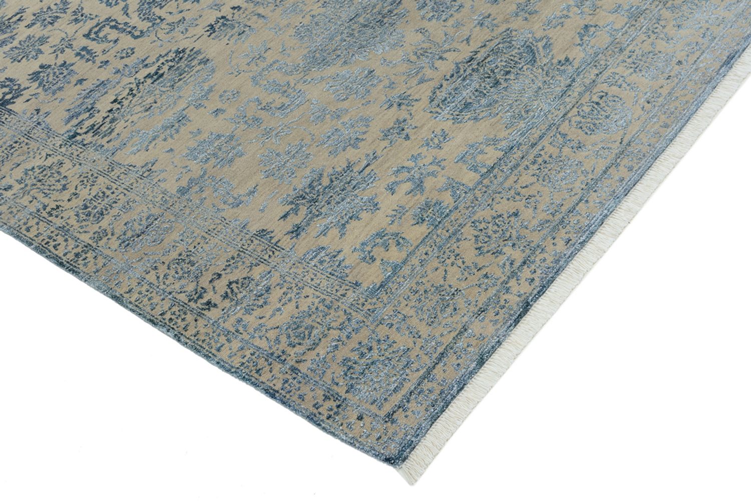 Tapis design - 201 x 156 cm - gris