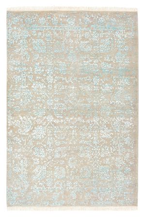 Designer Teppich - 151 x 102 cm - grau