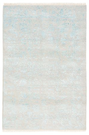 Tapis design - 181 x 122 cm - gris clair