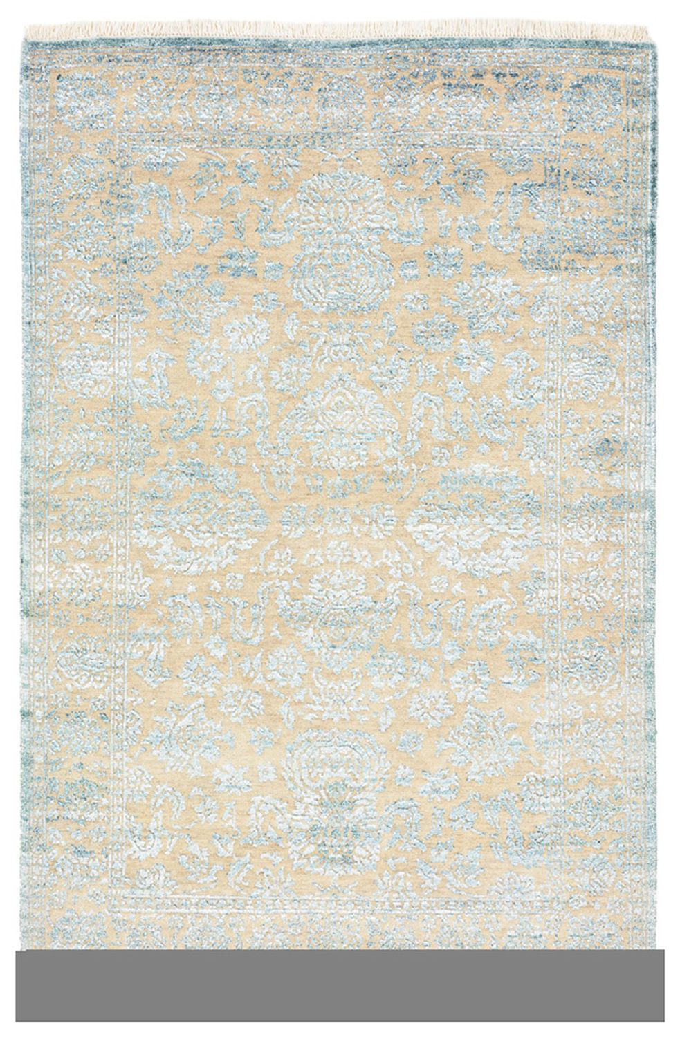 Tapis design - 148 x 100 cm - bleu clair